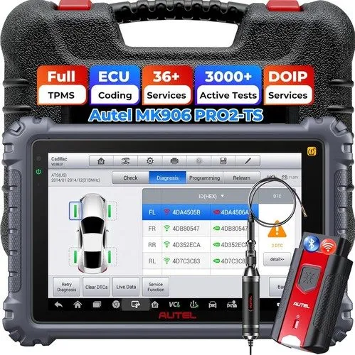Диагностический сканер Autel MaxiSys MK906S PRO2-TS Car Diagnotic Scanner TPMS P