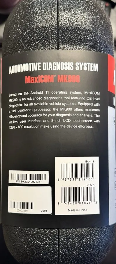 Диагностический сканер 2026 Autel MaxiCOM MK900 Car Full System Bidirectional Di