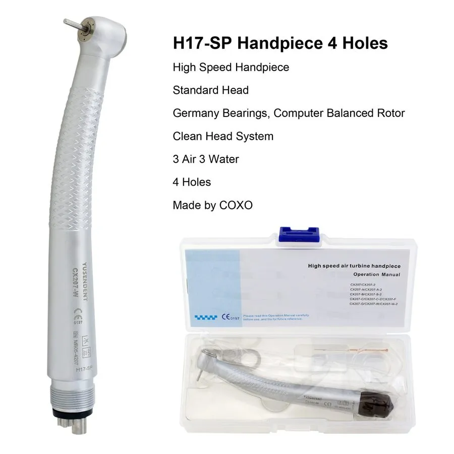 Стоматологический наконечник COXO Dental Handpiece High Speed 4 Hole Midwest CX2