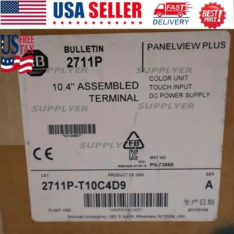 Панель оператора Allen Bradley 2711P-T10C4D9 /A PanelView Plus Touch Terminal