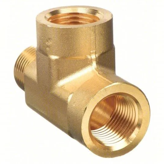 Фитинг SWAGELOK B-6-ST 3/8” MNPT Brass Street TEE Fitting DESCRIPTION — фото лота 1