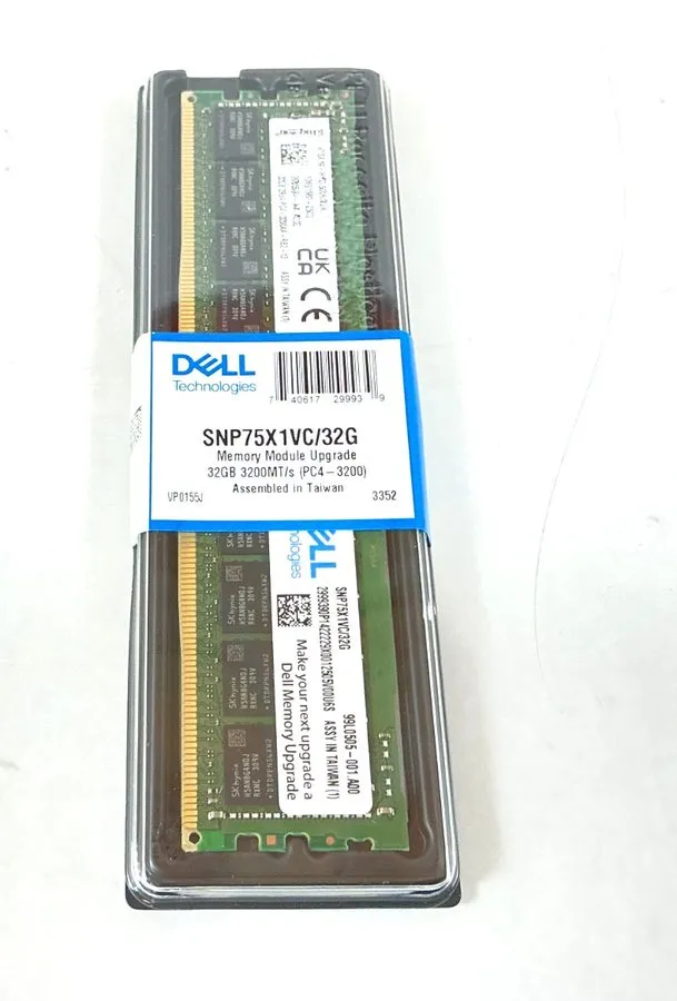 Модуль памяти SNP75X1VC/32G Dell Compatible 32GB PC4-25600 DDR4-3200Mhz 2Rx4 1.2 — фото лота 1