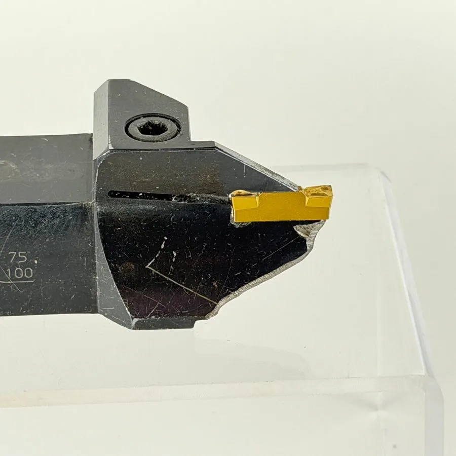 Режущий инструмент Iscar HFHR 25.4-75-4T25 Heli-Face Face Grooving Holder 1" Sha — фото лота 2