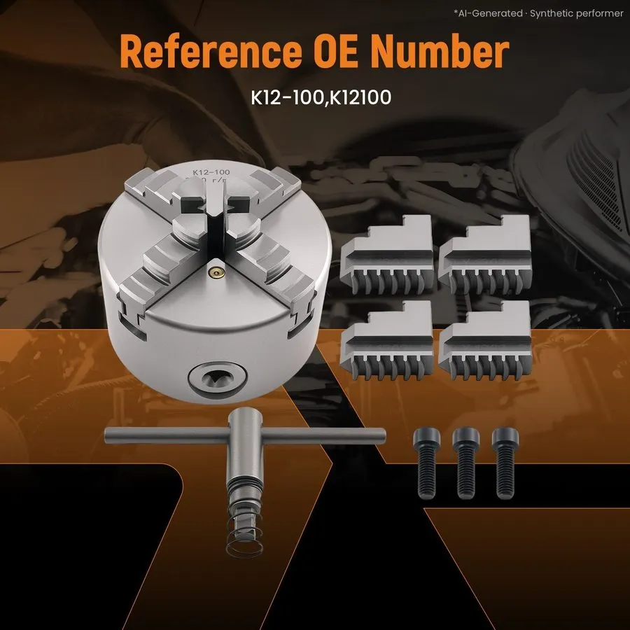 Режущий инструмент 100mm Lathe Chuck K12-100 4 Jaw Self Centering