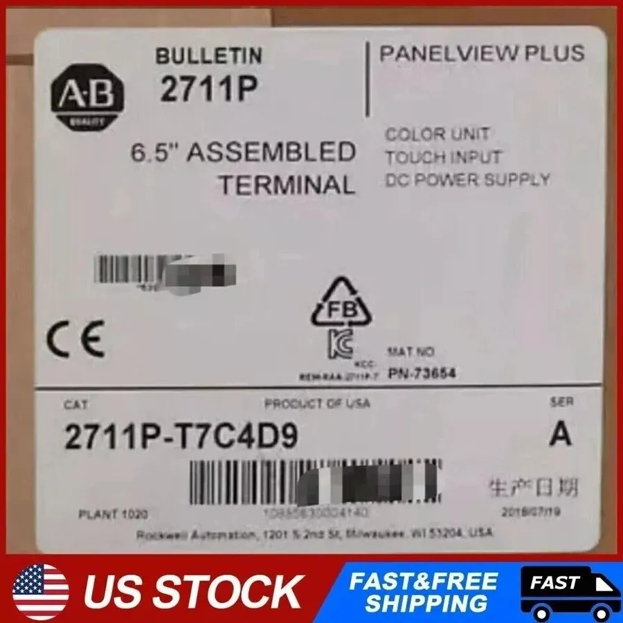 Панель оператора Allen Bradley 2711P-T7C4D9 PanelView Plus 6 700 Color/Touch 6.5