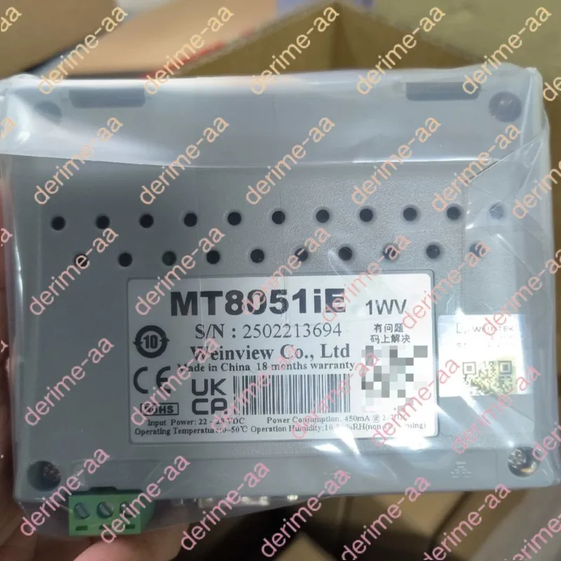 Панель оператора Weinview HMI Touch Panel MT8051iE (4.3)Ethernet Cutout119 93