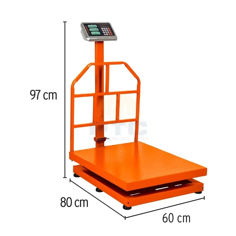 Весы Truper BAS-500PLA 500 kg folding platform scale — фото лота 2