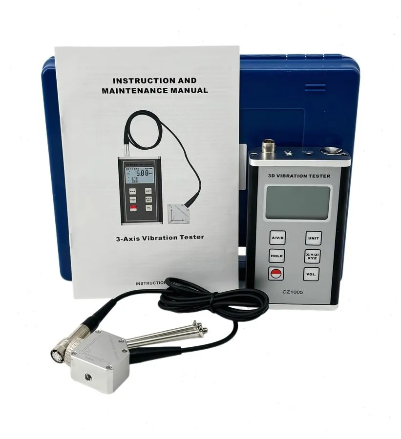 Газоанализатор 3 Channels Vibration Tester Meter Analyzer with Accuracy 5% of in
