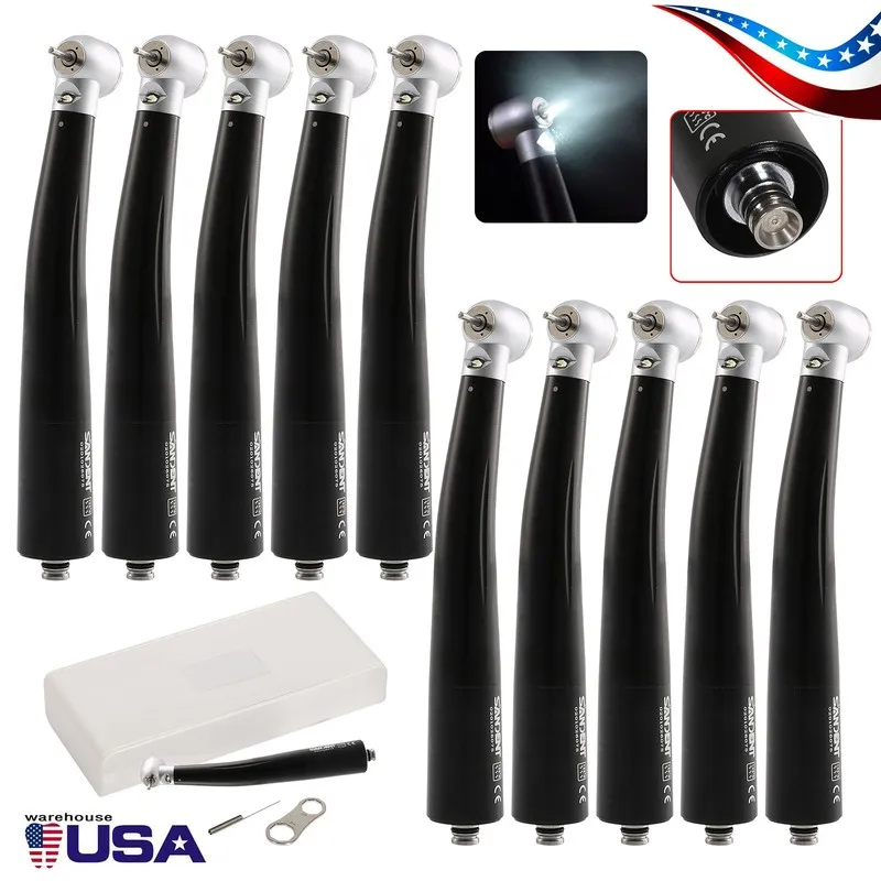 Стоматологический наконечник E-generator Dental LED Fiber Handpiece 3-Spray fot 