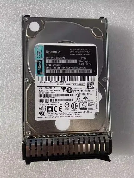 Жёсткий диск 00NA271 Lenovo IBM 1.8TB 10K 12GBps SAS 2.5" G3HS 512e HDD 00NA272  — фото лота 1