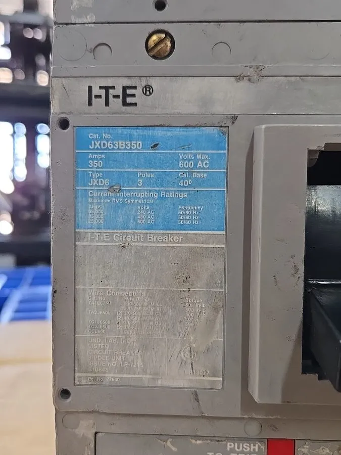 Автоматический выключатель Siemens JXD63B350 Sentron Series Circuit Breaker 350A