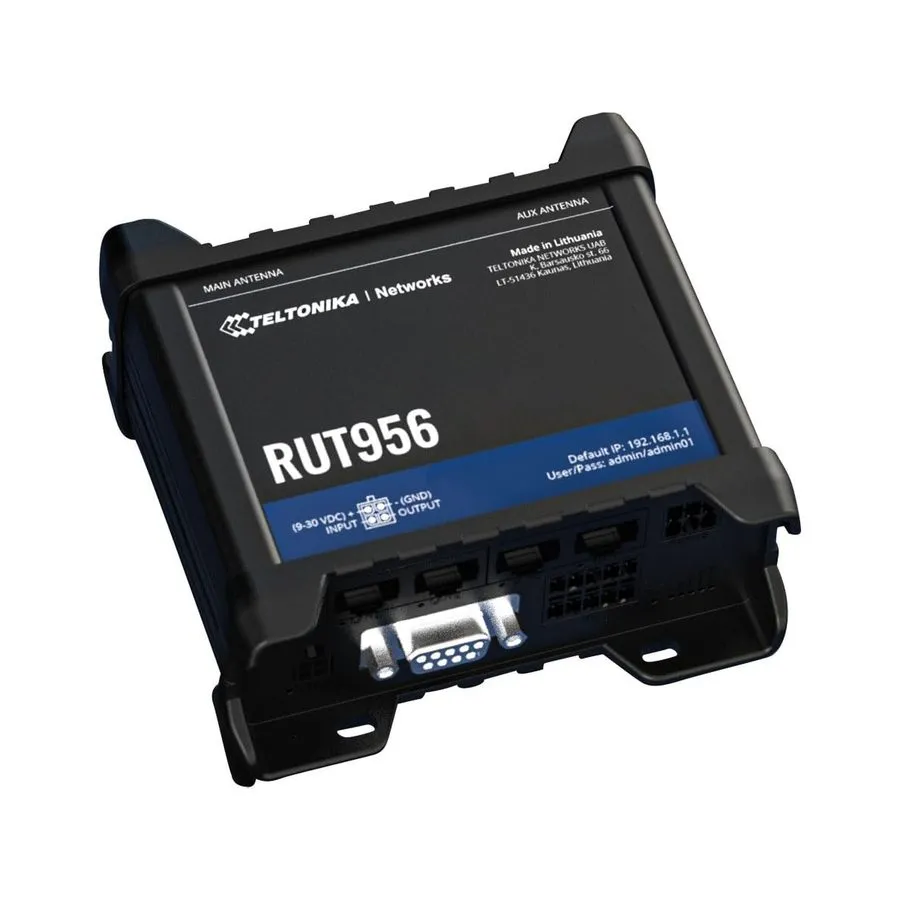 Маршрутизатор Teltonika RUT956 4G LTE Industrial Cellular Dual SIM Failover Rout