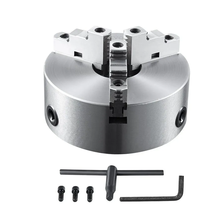Режущий инструмент 3-Jaw Lathe Chuck 10'' Self-Centering Lathe Chuck 0.24-9.84 I