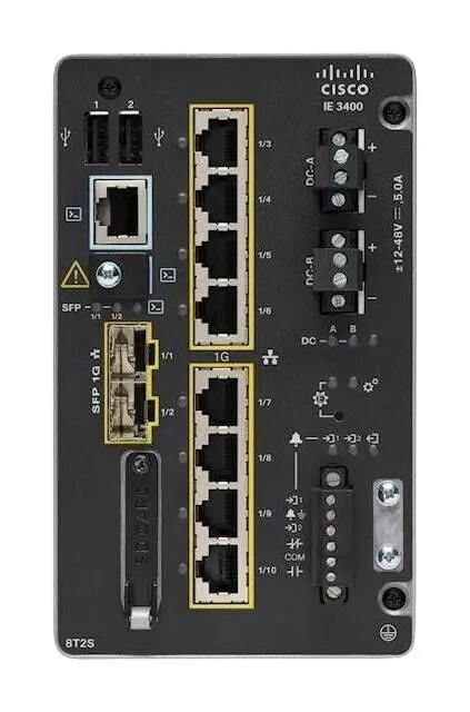 Коммутатор CISCO IE-3400-8P2S-E INDUSTRIAL ETHERNET SWITCH