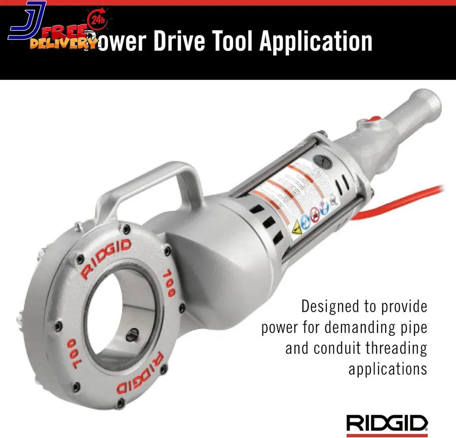 Режущий инструмент 41935 Model 700 Hand-Held 120-Volt Power Drive Pipe Threader  — фото лота 2