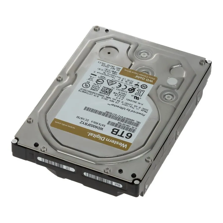 Жёсткий диск Western Digital WD Gold WD6003FRYZ 6TB 7.2K 256MB SATA III 3.5" HDD — фото лота 1