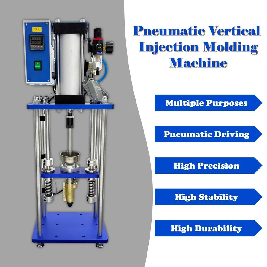 Оборудование ЧПУ 110V Desktop Vertical Pneumatic Plastic Injection Molding Machi — фото лота 2