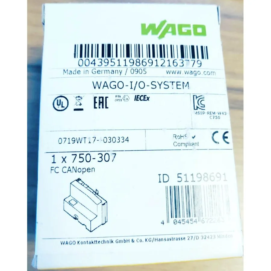 ПЛК Wago 750-307 Buscoupler DeviceNet Module PLC Adapter