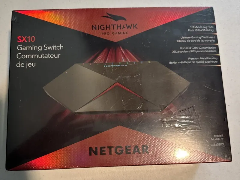 Коммутатор NETGEAR Nighthawk Pro SX10 GS810EMX Switch 8 port 1GbE, 2 port 10G Up