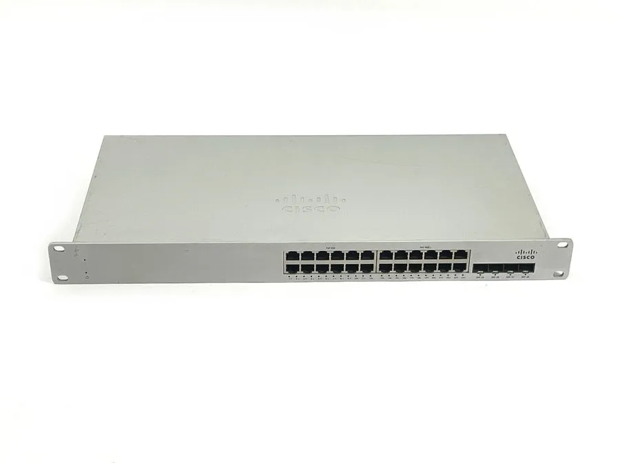 Коммутатор Cisco Meraki MS210-24P-HW UNCLAIMED 24 Port PoE Switch 370W Cloud Man