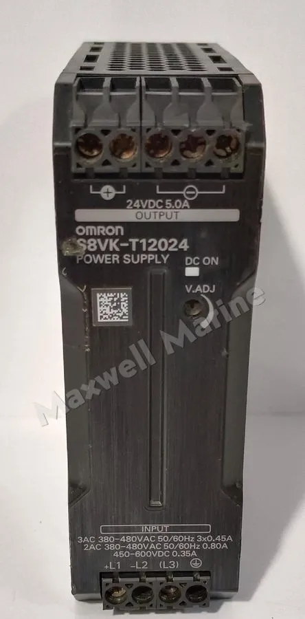 Блок питания Omron S8VK-T12024 24VDC 5.0A 120W DIN Rail Power Supply 380-480VAC