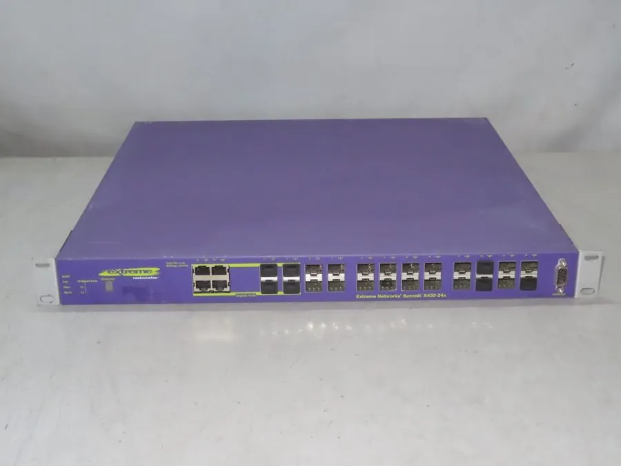 Коммутатор Extreme Networks Summit 16155 X450a-24X 24-Port Gigabit Distressed Bo — фото лота 1