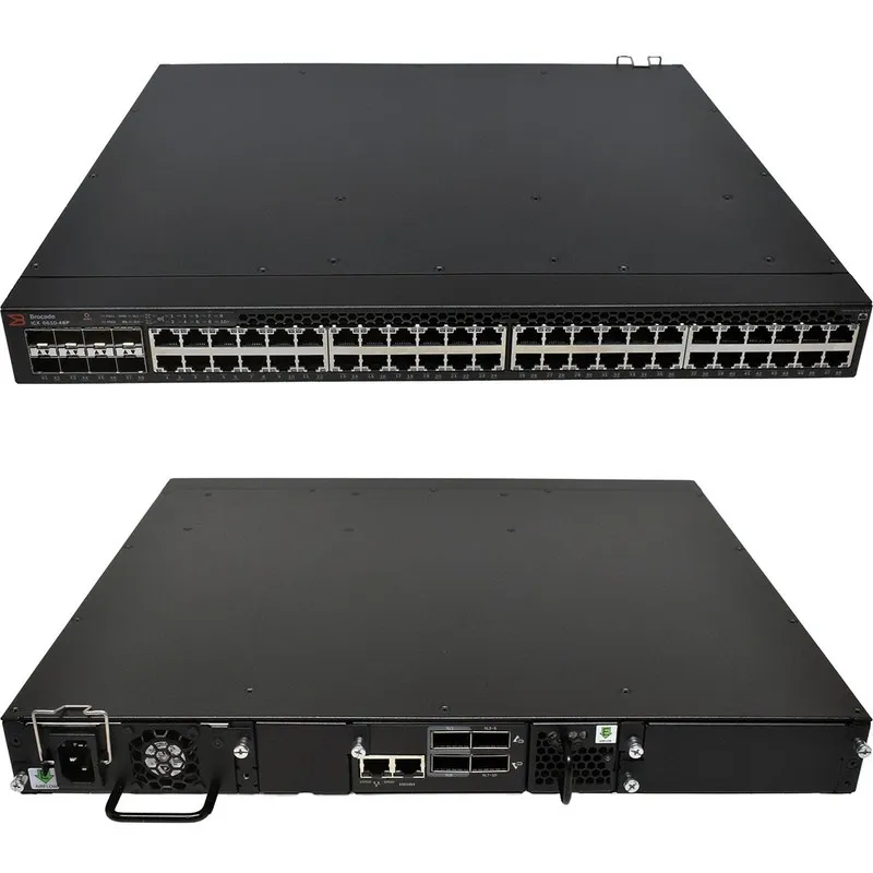 Коммутатор Brocade Switch ICX 6610-48P 48x RJ45 8x 1/10Gbe SFP/SFP+ 4x 40Gbit St