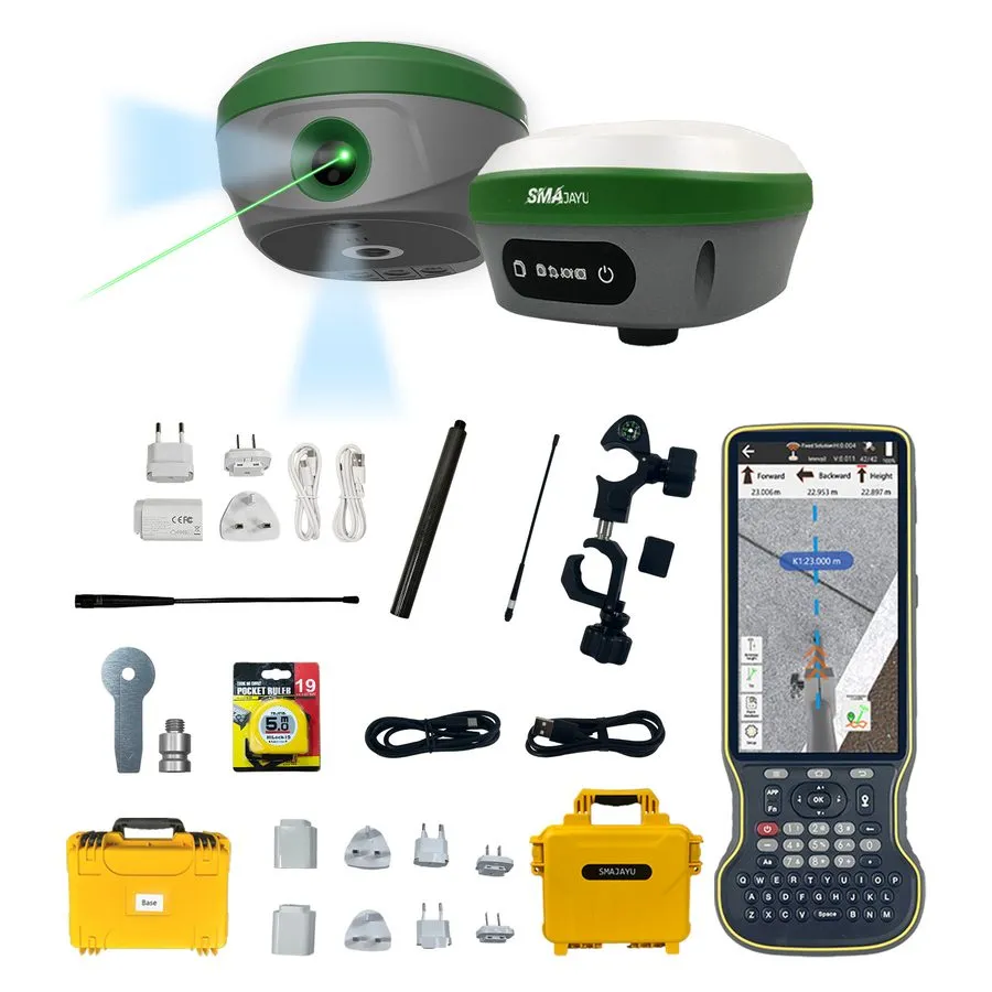 Приёмник GNSS SMA28H Laser RTK&Base GNSS Survey System 2cm Accuracy Non-Contact 