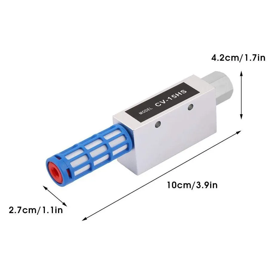 Вакуумный эжектор Convum, CV-15HS, Vacuum Ejector Generator Pneumatic Air Compre — фото лота 2
