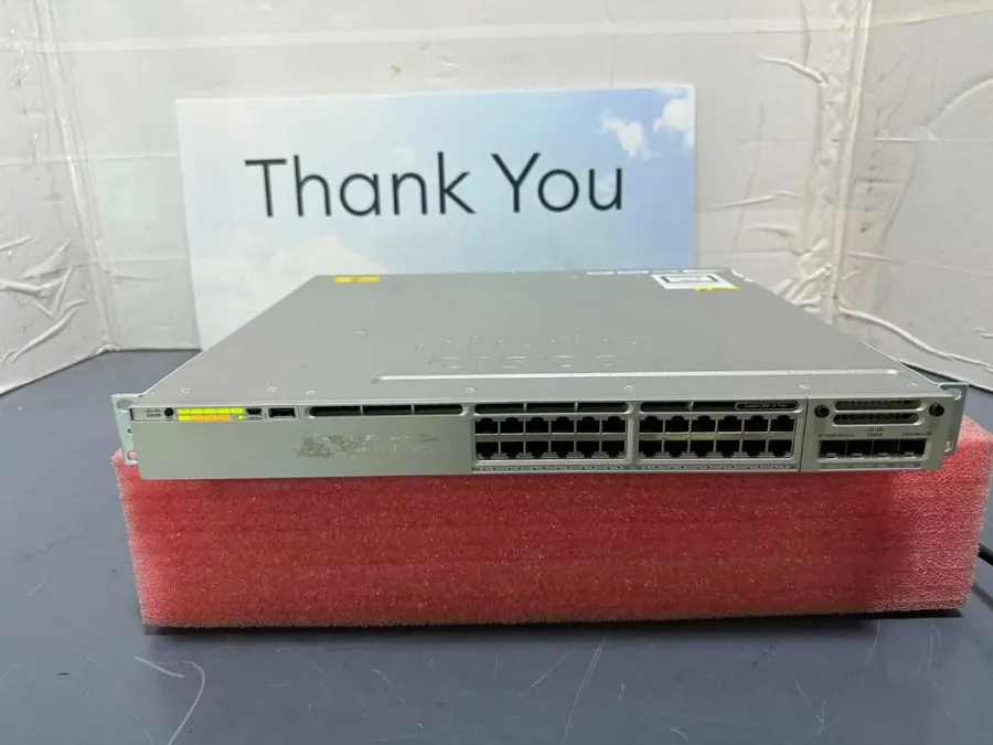 Коммутатор Cisco Catalyst WS-C3850-24P-S Switch 24 Port Gigabit PoE+ 715W