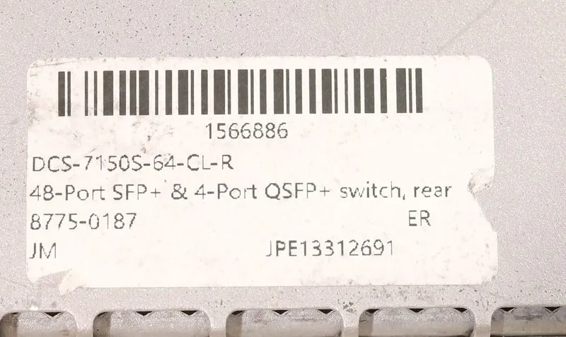 Коммутатор Arista DCS-7150S-64 48-Port 10GbE SFP+ 4x40GbE QSFP+ Switch Powers On — фото лота 3