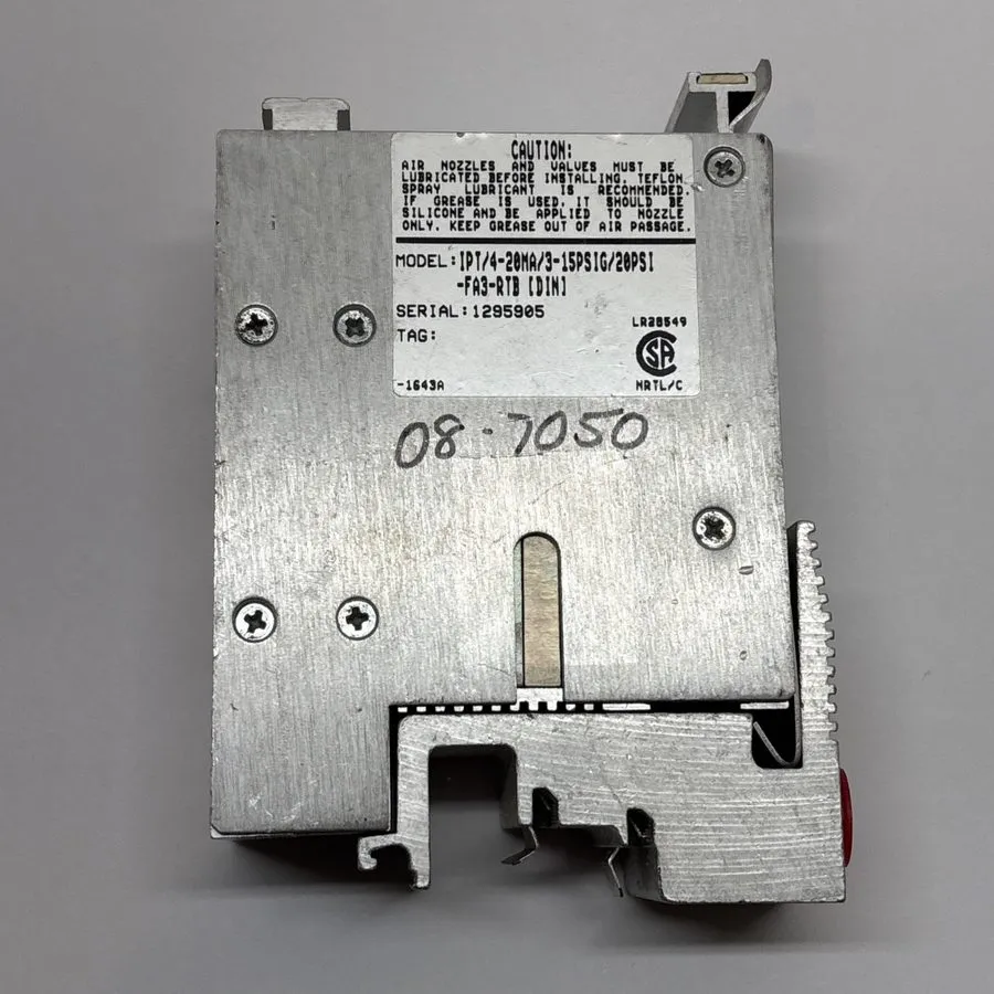 Датчик давления MOORE IPT/4-20MA/3-15PSIG/20PSI-FA3-RTB CURRENT PRESSURE TRANSMI — фото лота 2