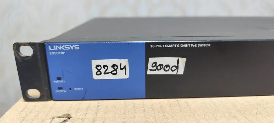 Коммутатор Linksys LGS318P 18-Port Smart Gigabit PoE+ Managed Network Switch 125