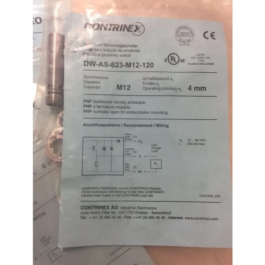 Датчик приближения DW-AS-623-M12-120