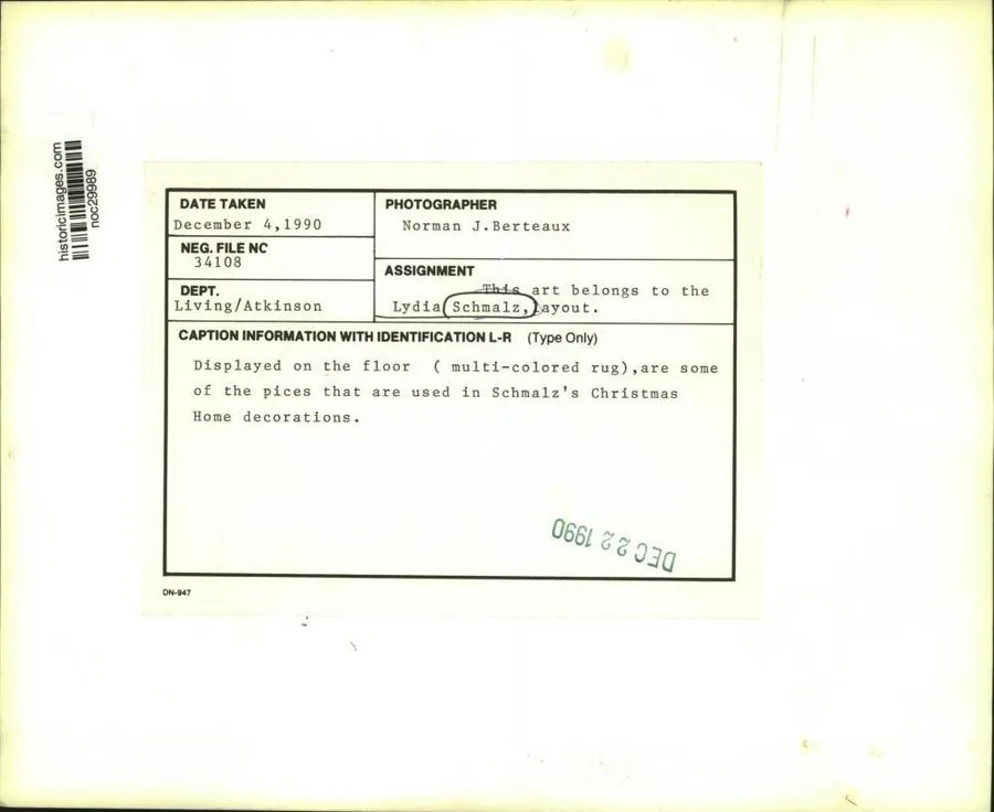 Пневмооборудование 1990 Press Photo Art Owned by Lydia Schmalz, Louisiana noc299 — фото лота 1