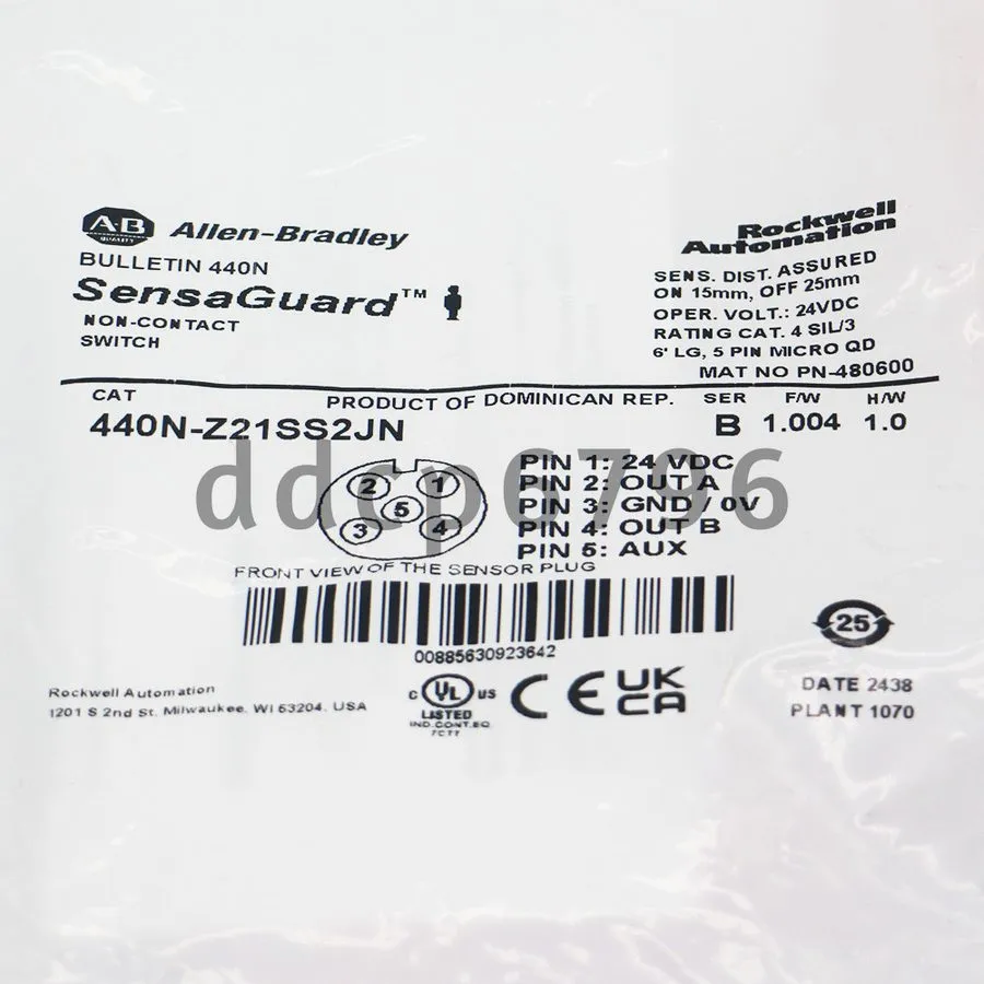 Реле безопасности Allen Bradley 440N-Z21SS2JN Guardmaster 440N Non Contact Switc