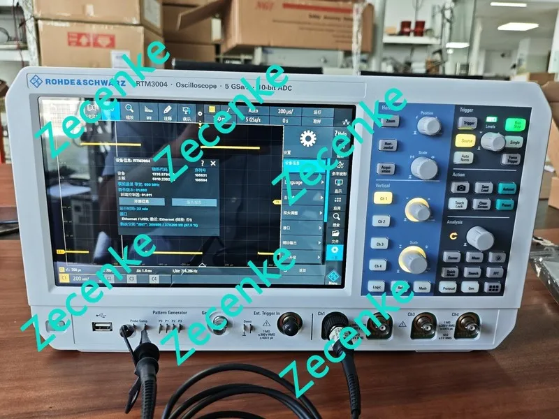 Осциллограф Rohde & Schwarz R&S RTM3004 oscilloscope 10ADC