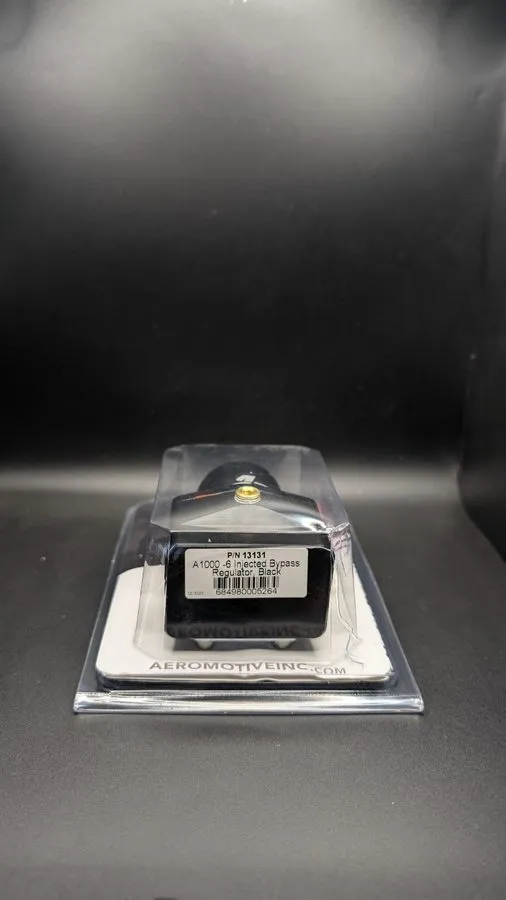 Привод Aeromotive 13109B A1000 EFI Adjustable Fuel Pressure Regulator -6AN Black