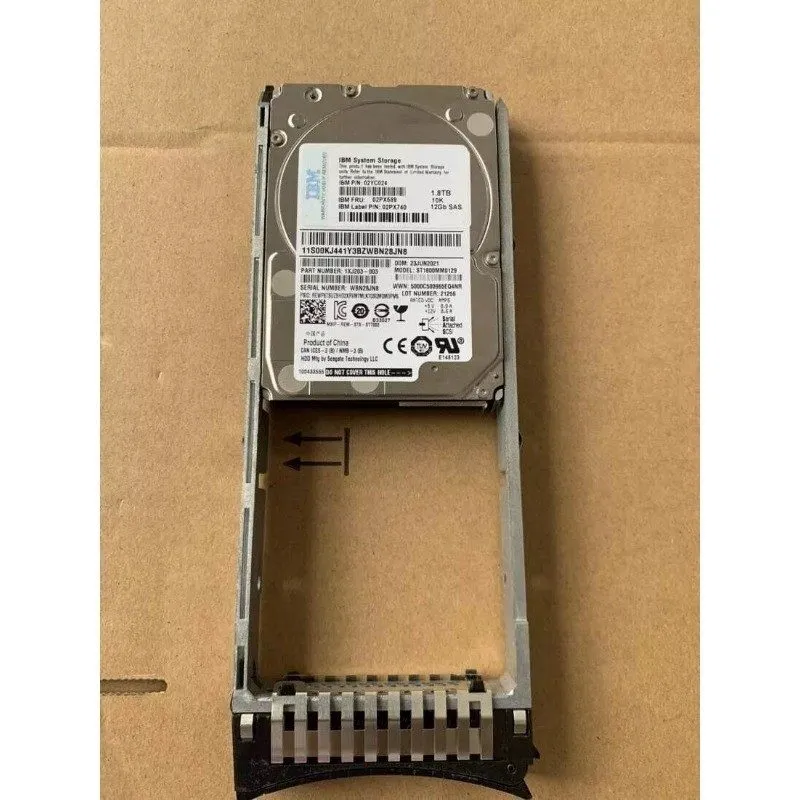 Жёсткий диск IBM 02YC024 02PX589 02PX740 1.8TB 10K SAS 12Gb/s 2.5'' V5000E Hard  — фото лота 3