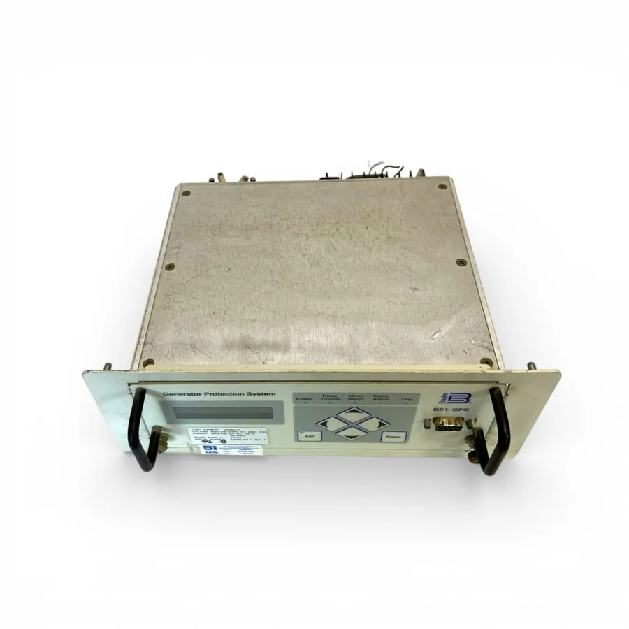 Реле защиты Basler BE1-GPS Generator Protection System Relay 24VDC Device — фото лота 3