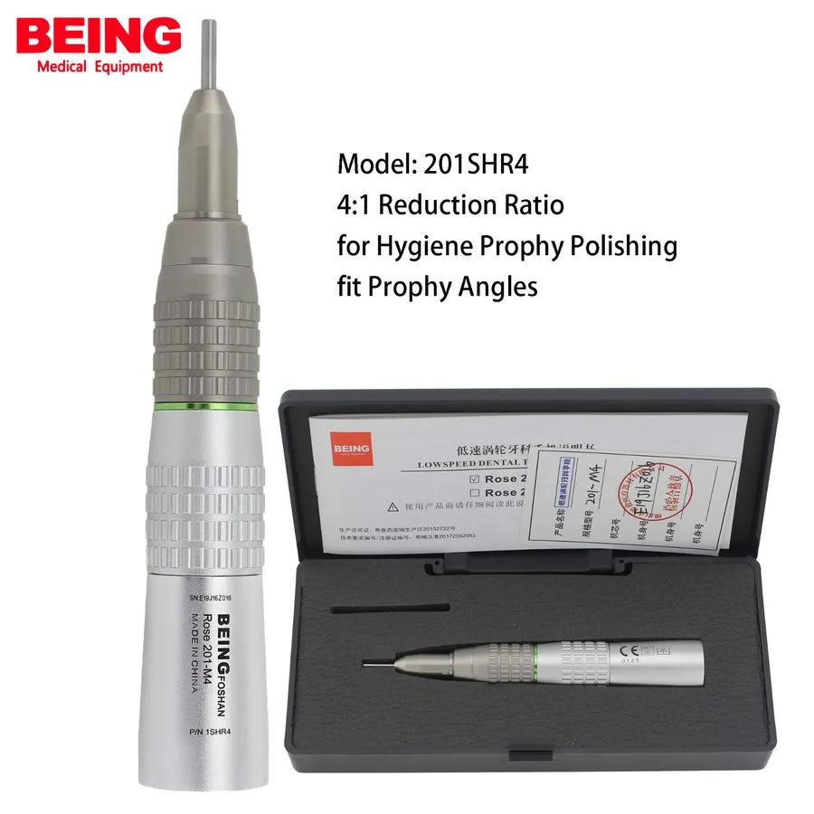 Стоматологический наконечник Dental Hygiene Prophy Handpiece Straight 4:1 Nose C — фото лота 1