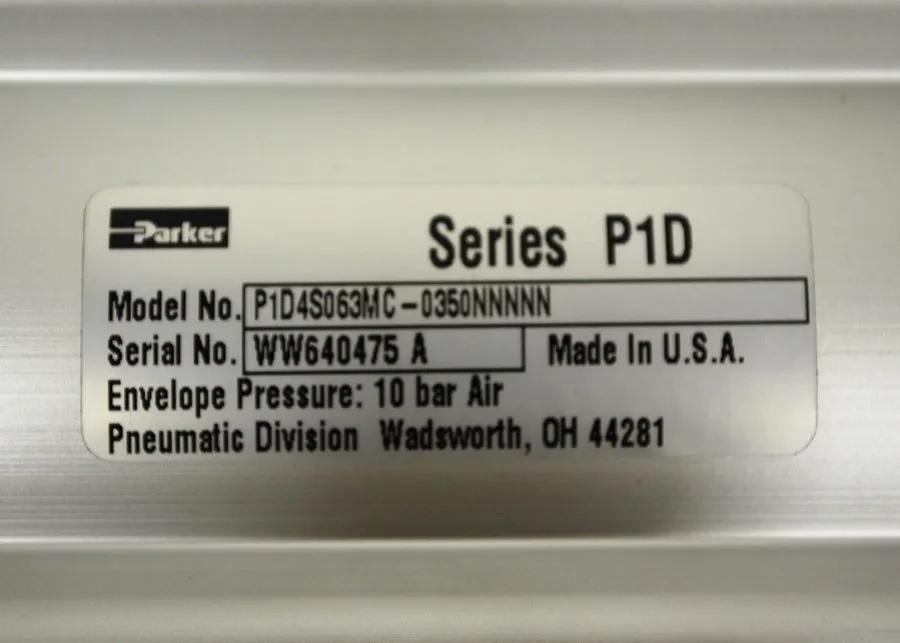 Пневмоцилиндр Parker P1D4S063MC-0350NNNNN, Pneumatic Cylinder