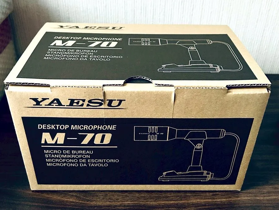 Выносной микрофон Yaesu M-70 (Successor to MD-100A8X) Desktop Microphone Standin — фото лота 2
