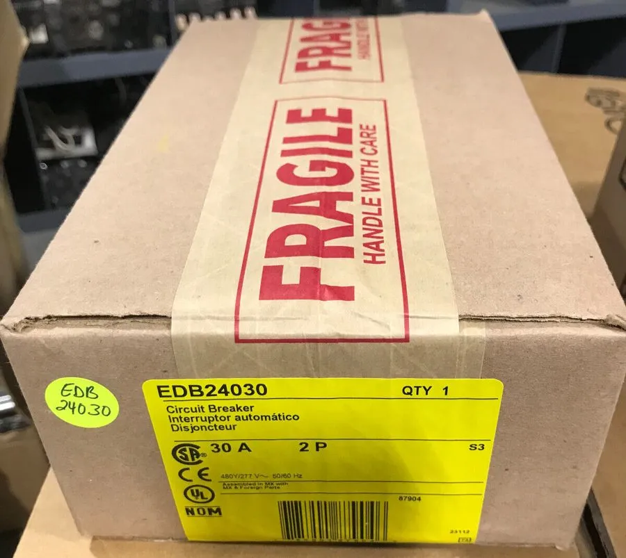 Автоматический выключатель SQUARE D EDB24030 Circuit Breaker,30A,Bolt On,277/480