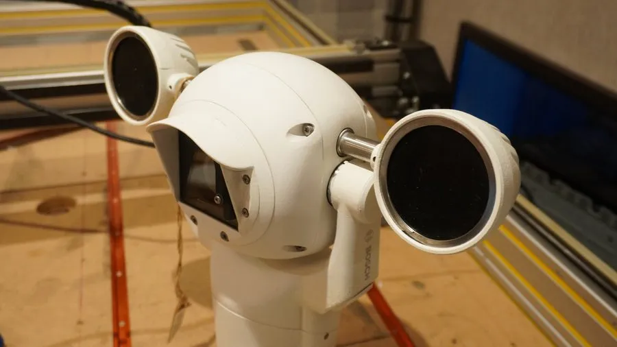 Оптико-электронная система Bosch PTZ CCTV MIC-550 IR LED Night Vision White Came — фото лота 3