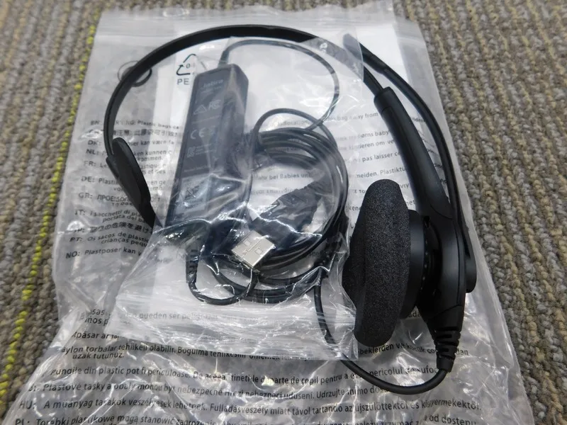 VoIP-шлюз JABRA Biz 1500 USB Mono Corded Headset Model HSC024 Black 1553-0159