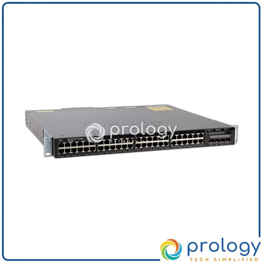 Коммутатор Cisco WS-C3650-48FS-E 48-Port GE PoE+ 4x 1G Uplinks Switch