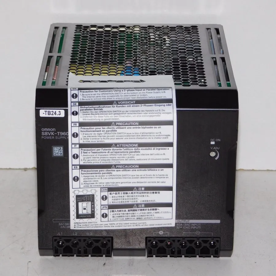 Блок питания Omron S8VK-T96024 DIN Rail Switching Power Supply Module 380/480V A