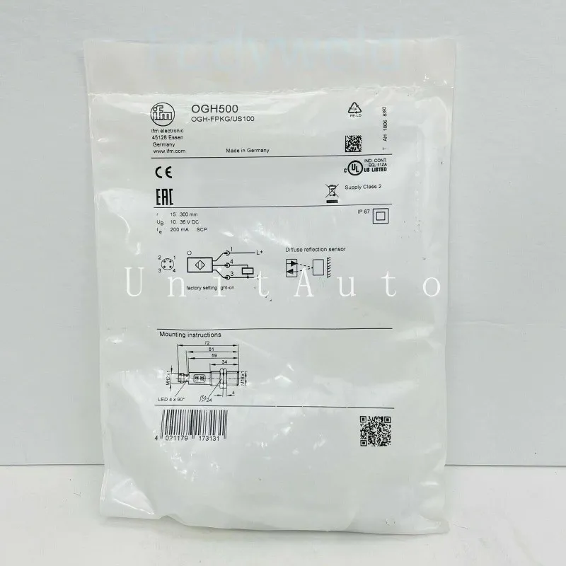Датчик приближения IFM OGH500 OGH-FPKG/US100 Proximity Sensor 10...36 DC KD
