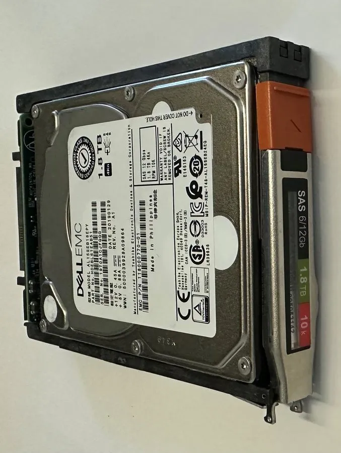 Жёсткий диск AL15E418 EMC1800 EMC 1.8TB 10K RPM SAS 2.5" HDD